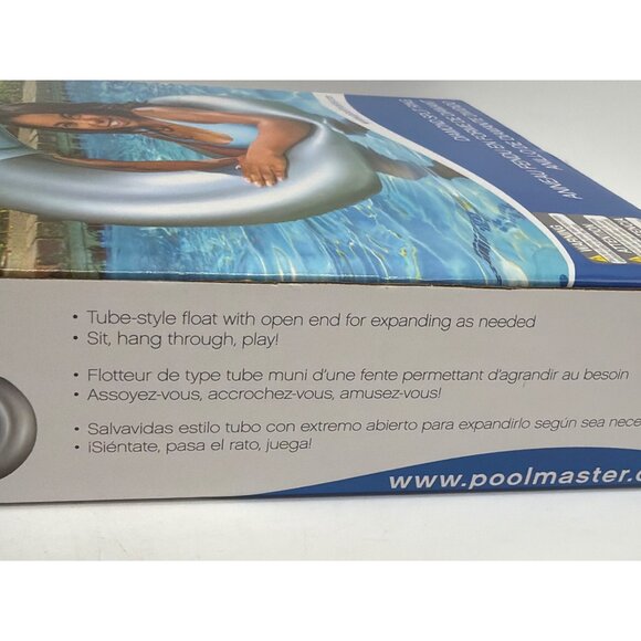 Poolmaster Diamond Split Ring Pool Float 35 Inch Diameter Tube-Style Design For - Picture 4 of 5